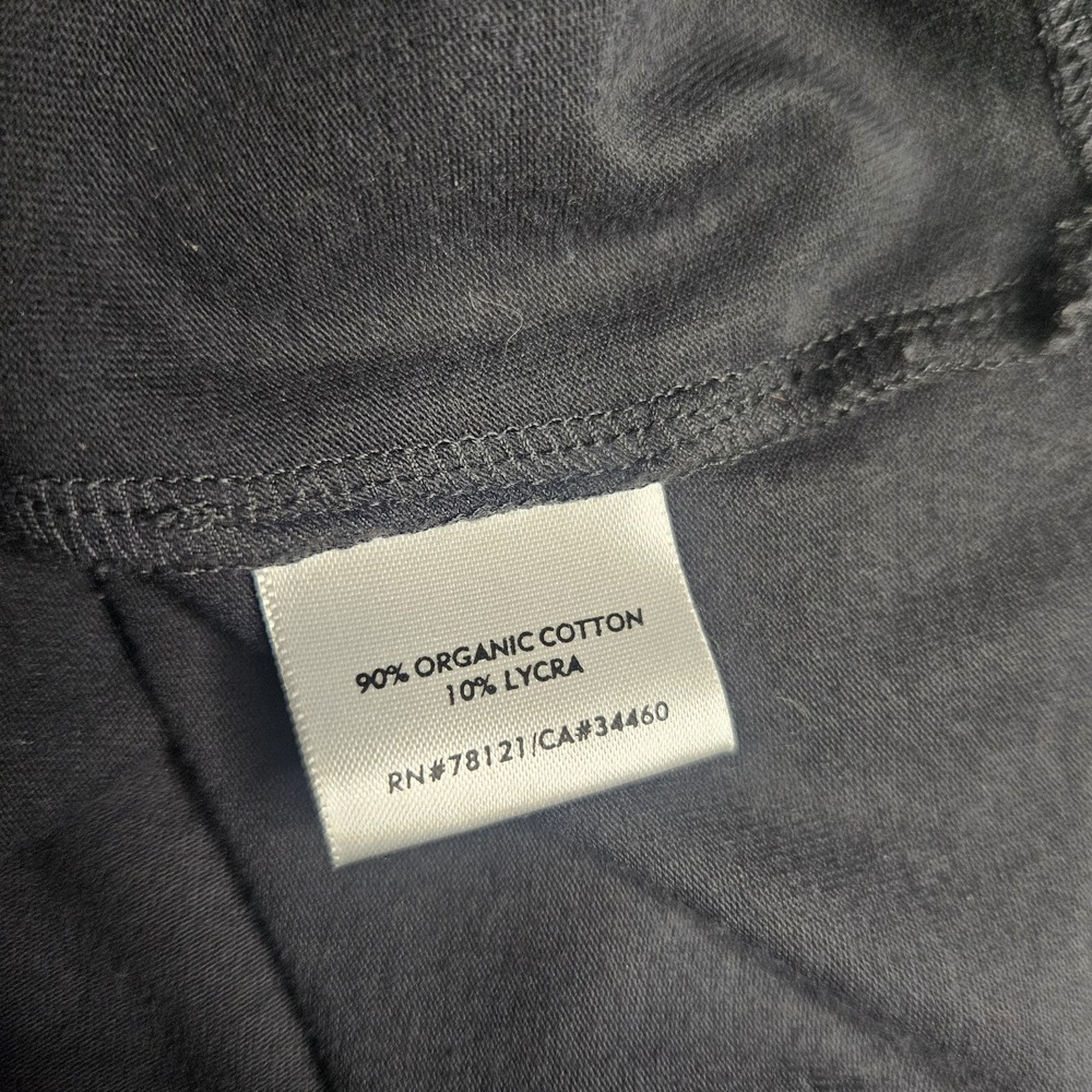 Eileen Fisher Womens Top Large Grey Organic Cotton USA Short Sleeve T Shirt - Picture 7 of 13